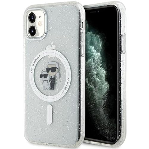 Karl Lagerfeld KLHMN61HGKCNOT Hülle für iPhone 11 / Xr 6.1" transparent hardcase Karl&Choupette Glitter Karl Lagerfeld KLHMN61HGKCNOT Hülle für iPhone 11 / Xr 6.1" transparent hardcase Karl&Choupette Glitter von KARL LAGERFELD