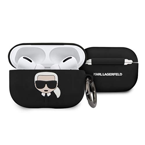 Karl Lagerfeld Silicone Cover Airpod Pro Black, KLACAPSILGLBK von KARL LAGERFELD