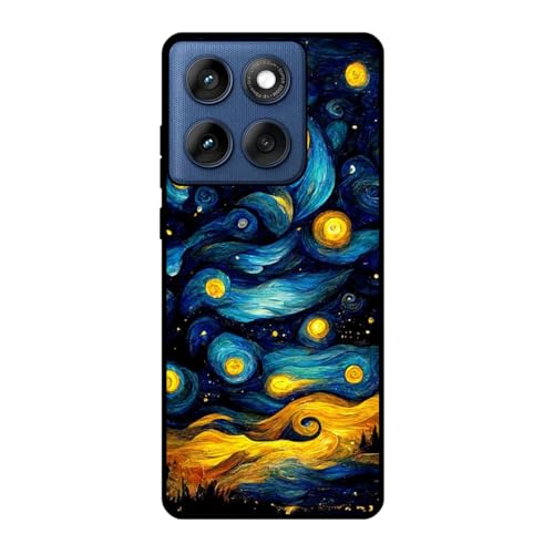 KARTXITAI Hülle Kompatibel mit Motorola Edge 60, Stoßfeste Schutzhülle mit Weiche Silikon Bumper Case Handyhülle Anti-Kratzt Leichtes Matt Finish Rückseite - Sternenhimmel KARTXITAI Hülle Kompatibel mit Motorola Edge 60, Stoßfeste Schutzhülle mit Weiche Silikon Bumper Case Handyhülle Anti-Kratzt Leichtes Matt Finish Rückseite - Sternenhimmel von KARTXITAI