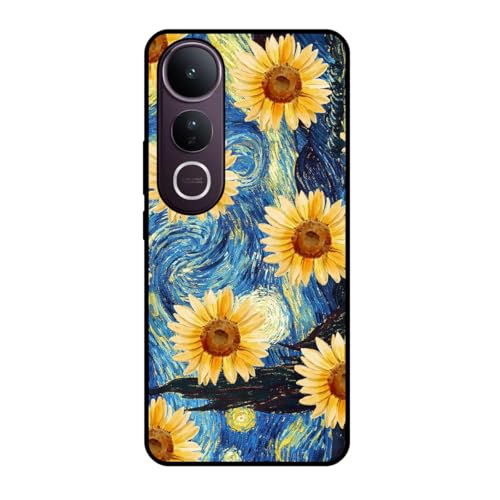 KARTXITAI Hülle Kompatibel mit vivo V50 Lite 4G, Stoßfeste Schutzhülle mit Weiche Silikon Bumper Case Handyhülle Anti-Kratzt Leichtes Matt Finish Rückseite - Sonnenblume,Gänseblümchen KARTXITAI Hülle Kompatibel mit vivo V50 Lite 4G, Stoßfeste Schutzhülle mit Weiche Silikon Bumper Case Handyhülle Anti-Kratzt Leichtes Matt Finish Rückseite - Sonnenblume,Gänseblümchen von KARTXITAI