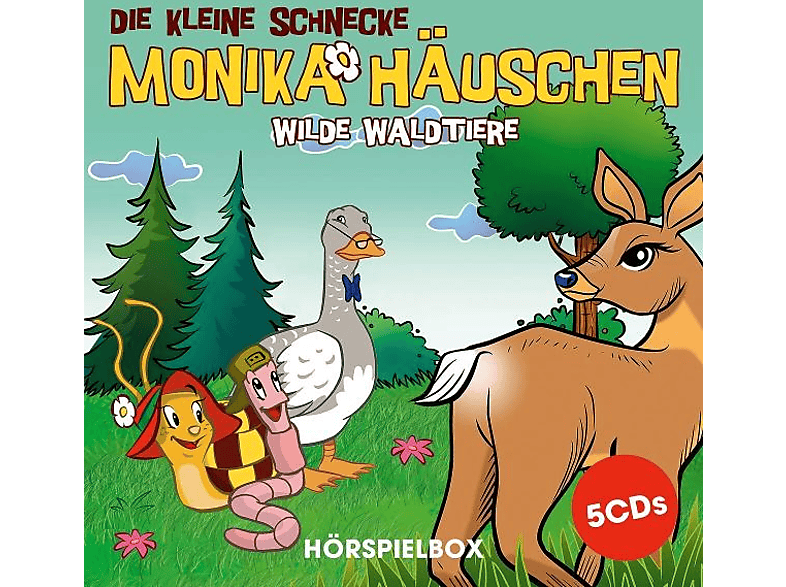 Die Kleine Schnecke Monika Häuschen - Wilde Waldtiere (5CD-Box) (CD) von KARUSSELL