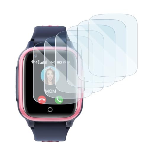 KARYLAX - [6 Stück Displayschutzfolie aus flexiblem Glas, Härtegrad 9H, kratzfest, Displayschutzfolie kompatibel für Smartwatch Kinder Yedasah KARYLAX - [6 Stück Displayschutzfolie aus flexiblem Glas, Härtegrad 9H, kratzfest, Displayschutzfolie kompatibel für Smartwatch Kinder Yedasah von KARYLAX