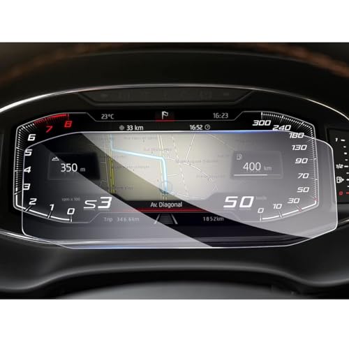 KARYLAX 9h Härte Flexibler Glas-Displayschutz, Schutzfolie kompatibel mit Seat Tarraco Ateca Leon/Seat Ibiza Arona 2020-2022 2023 Digital Cockpit (10,25 Zoll) von KARYLAX
