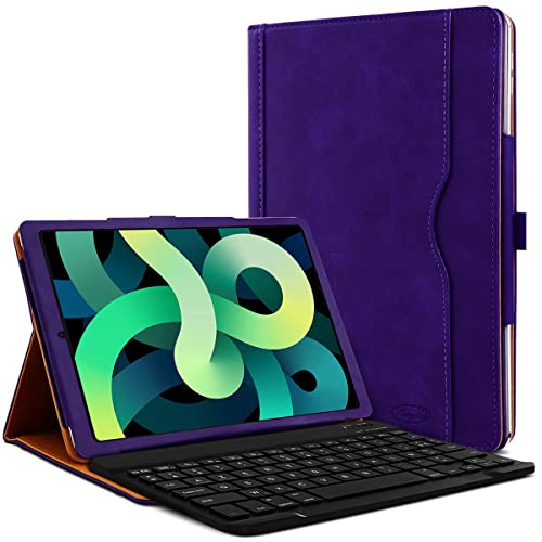KARYLAX - AZERTY-Tastatur + Schutzhülle, Violett, für Apple iPad Air 11 (M3 2025) von KARYLAX