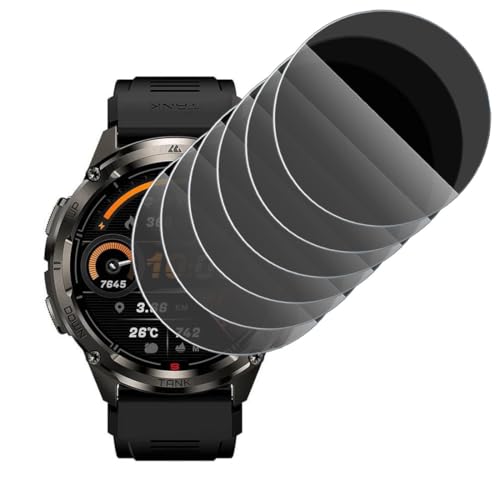 KARYLAX - Anti-Spion-Displayschutzfolie aus flexiblem Glas, kratzfest, Sichtschutz für KOSPET Tank T3 Ultra 2 1,43 Zoll (3,6 cm), 6 Stück von KARYLAX