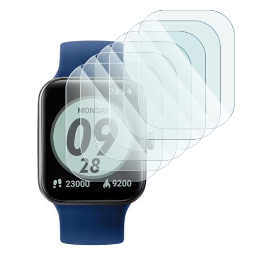 KARYLAX - [Pack mit 6 Displayschutzfolien aus flexiblem Glas, Härtegrad 9H, kratzfest, kompatibel mit Deathlon CW 500 M Smartwatch von KARYLAX