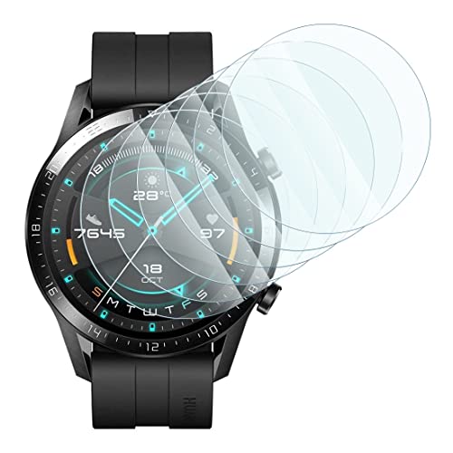 KARYLAX - [Pack mit 6 Displayschutzfolien aus flexiblem Glas, Härtegrad 9H, kratzfest, kompatibel mit Nongmax 1,54 Zoll (3,9 cm) Smartwatch von KARYLAX
