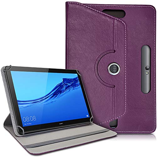 KARYLAX Schutzhülle und Halterung Universal L (Maße 280 x 190 mm), Violett für Tablet Samsung Galaxy Tab S3 9.7 SM-T825 von KARYLAX