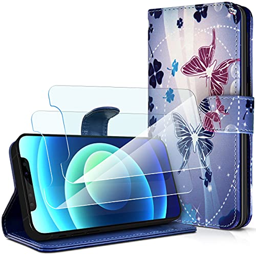 KARYLAX Set mit 2 flexiblen Gläsern + Schutzhülle für Orange Neva Leaf (HF06 7-D) von KARYLAX