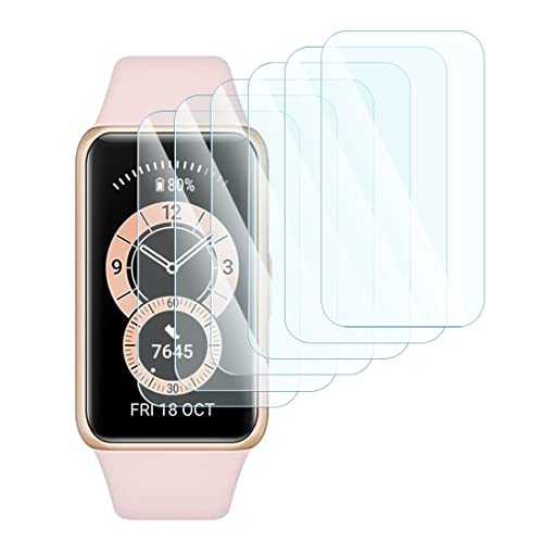 Karylax - [Packung mit 6 Displayschutzfolien, Panzerfolie, Schutzglas für Huawei Watch Fit New Smartwatch von KARYLAX