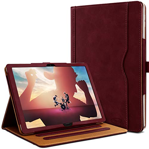 Karylax Schutzhülle für Huawei Mediapad M5 Lite 25,6 cm (10,1 Zoll), 3 Neigungen (Farbe Bordeaux) von KARYLAX