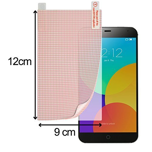 KARYLAX Seluxion Displayschutzfolien zum Zuschneiden, Universal, XL, mit den Maßen max. 12 cm x 9 cm, für Smartphone Archos 55b Platinum, 2 Stück von KARYLAX