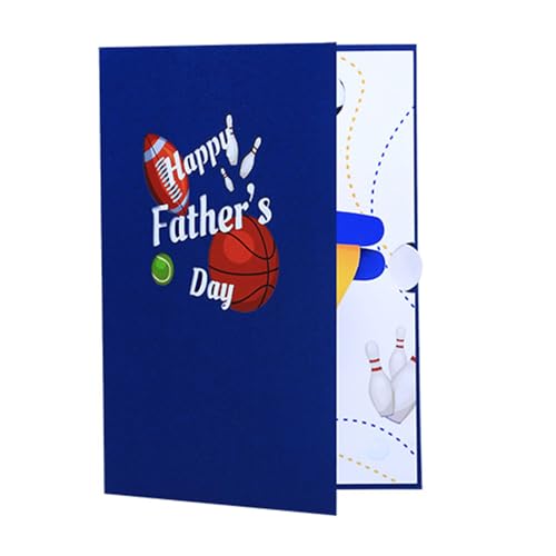 3D-Karte zum Vatertag, Segenskarte, Festival-Grußkarten, Geschenk, Nachrichtenkarte, perfekt für Vater, Geschenk, faltbar, 3D-Karte, Geschenk für Tochter von KASFDBMO
