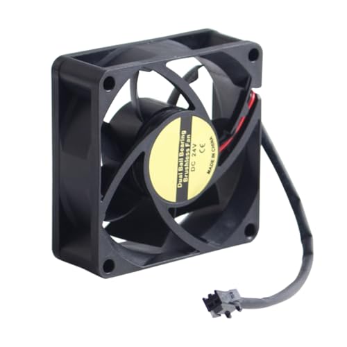KASFDBMO 70 X 70 X 25 Mm 24 V Ersatz Lüfter Doppellager Kühler 5000 U/min Hochgeschwindigkeits Kühler Für 3D Drucker von KASFDBMO