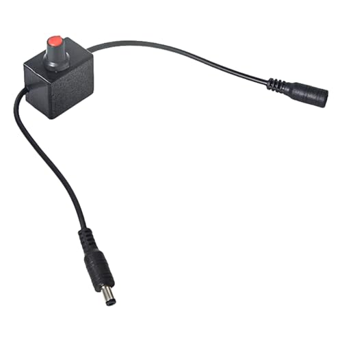 KASFDBMO 5 V 24 V 3 A PWMs Drehzahlregler Mit 5 5 X 2 1 Mm Anschlüssen Verstellbarer Motorgebläseregler Für Lüfter Gebläse LED Leuchten von KASFDBMO