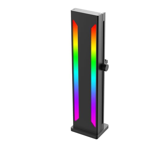 KASFDBMO Grafikkarten-Halterung, Einzelschlitz, Grafikkartenhalter mit ARGB-LED, eloxiertes Luft- und Raumfahrt-Aluminium von KASFDBMO