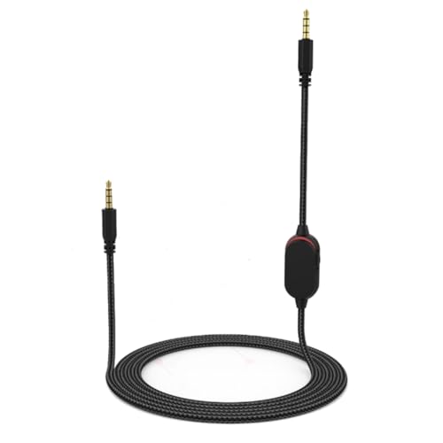 KASFDBMO Kabel 149,9 cm Nylon geflochtener Draht integriertes Mikrofon Gaming Kabel Ersatz für AW720H AW310H AW510H 988 von KASFDBMO