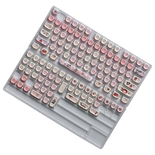 KASFDBMO Welpen Farbverlaufs Tastenkappe 120 Tasten Kleine Neigung Thermische Sublimation Mechanische Tastaturen Individuelle Anpassung von KASFDBMO