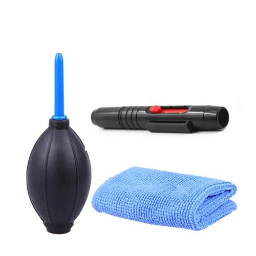 KASINshooting 3-in-1 Staubwischbürste mit Pinsel, Reinigungstuch, Reinigungsset für digitale Videokamera, Computer, Telefon, Bildschirmobjektiv von KASINshooting