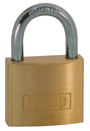 KASP K12025 Vorhängeschloss 25mm verschieden schließend Goldgelb Schlüsselschloss von KASP