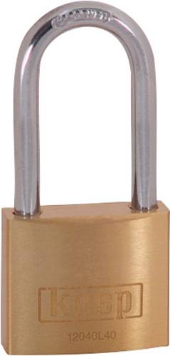 KASP K12040L40D Vorhängeschloss 40mm Goldgelb Schlüsselschloss von KASP