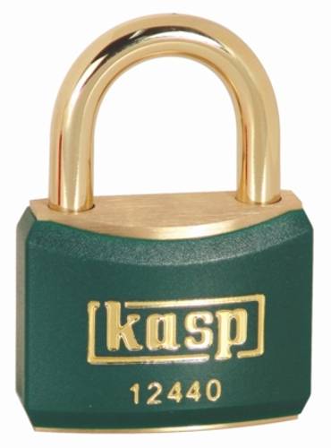 KASP K12440GREA1 Vorhängeschloss 40mm gleichschließend Goldgelb Schlüsselschloss von KASP