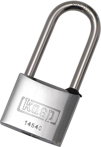 Kasp K14540L50D Vorhängeschloss 40mm verschieden schließend Edelstahl Schlüsselschloss von KASP