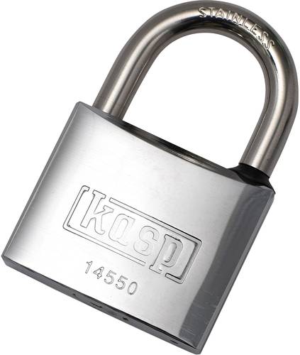 Kasp K14550D Vorhängeschloss 50mm verschieden schließend Edelstahl Schlüsselschloss von KASP