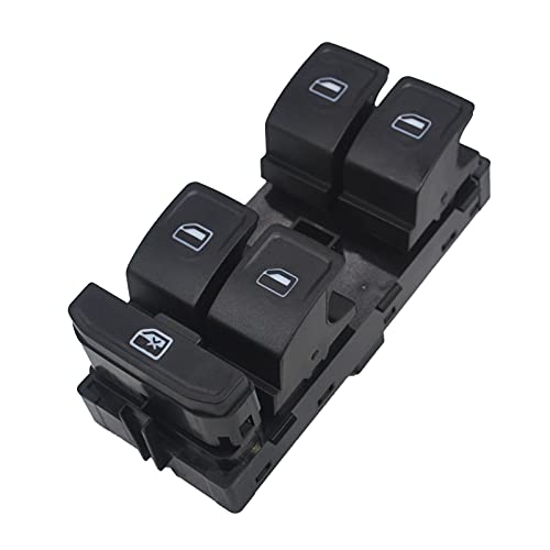 KASturbo 5E0959857 Fensterheberschalter, Hauptschalterknopf Control Vorne Links für S-koda Octavia Fabia 5E095985 von KASturbo