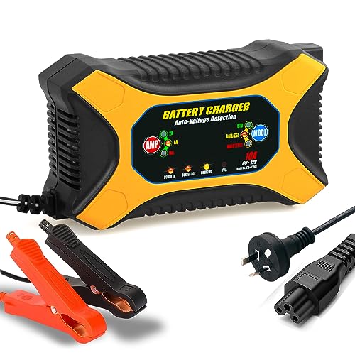 batterieladegerät 12V 12A Auto batterien ladegerät mit Temperaturkompensation für Auto Motorrad, AGM, Gel, SLA usw von KATBO