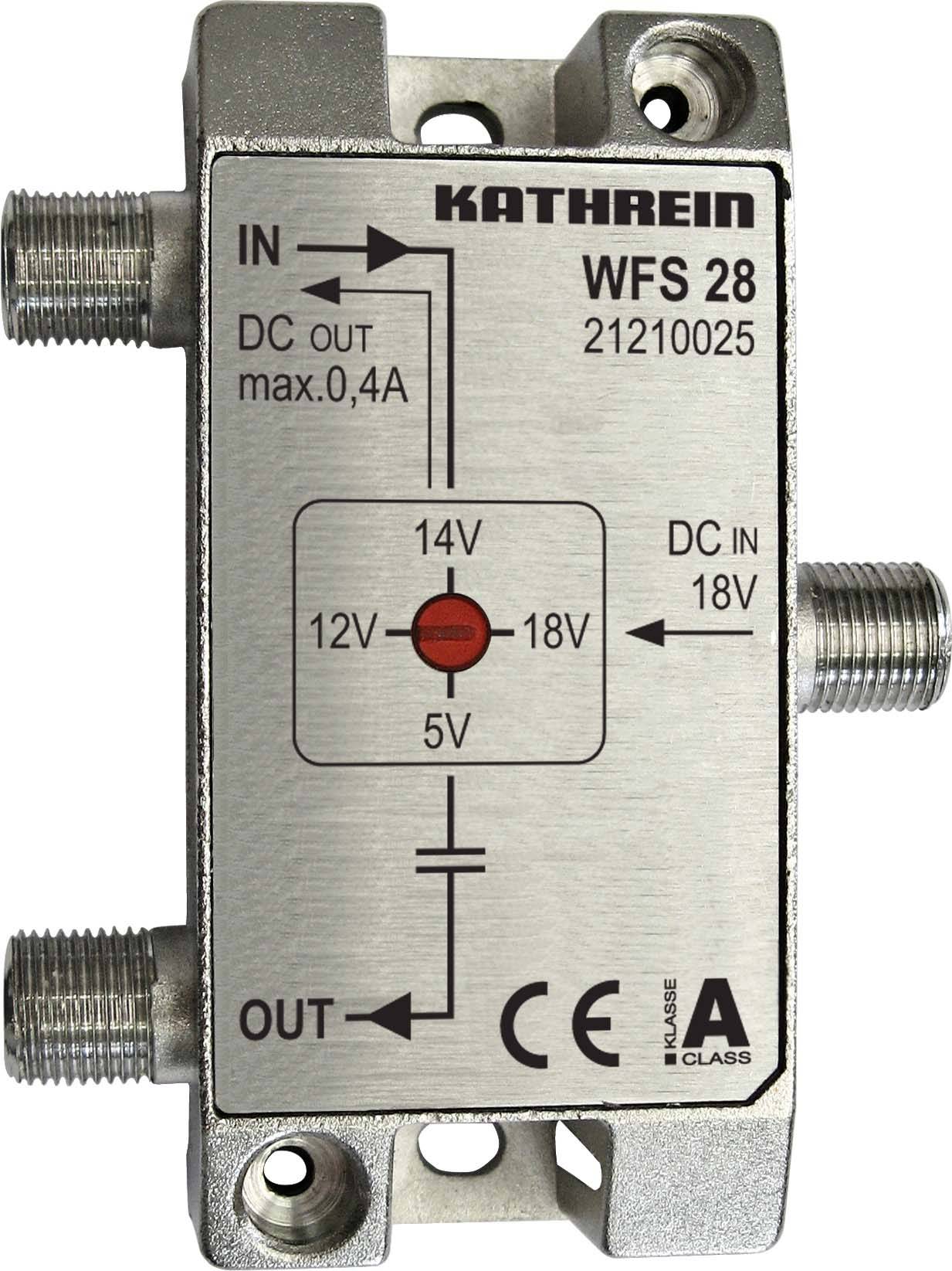 KATH Fernspeiseweiche WFS 28 5-2150 MHz, F-Connectoren KATH Fernspeiseweiche WFS 28 5-2150 MHz, F-Connectoren von KATHREIN Digital Systems GmbH
