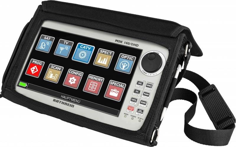 KATH Messgerät MSK 140/OHD Sat/TV/DAB+/FM,HEVC/H.265,9" Display von KATHREIN Digital Systems GmbH