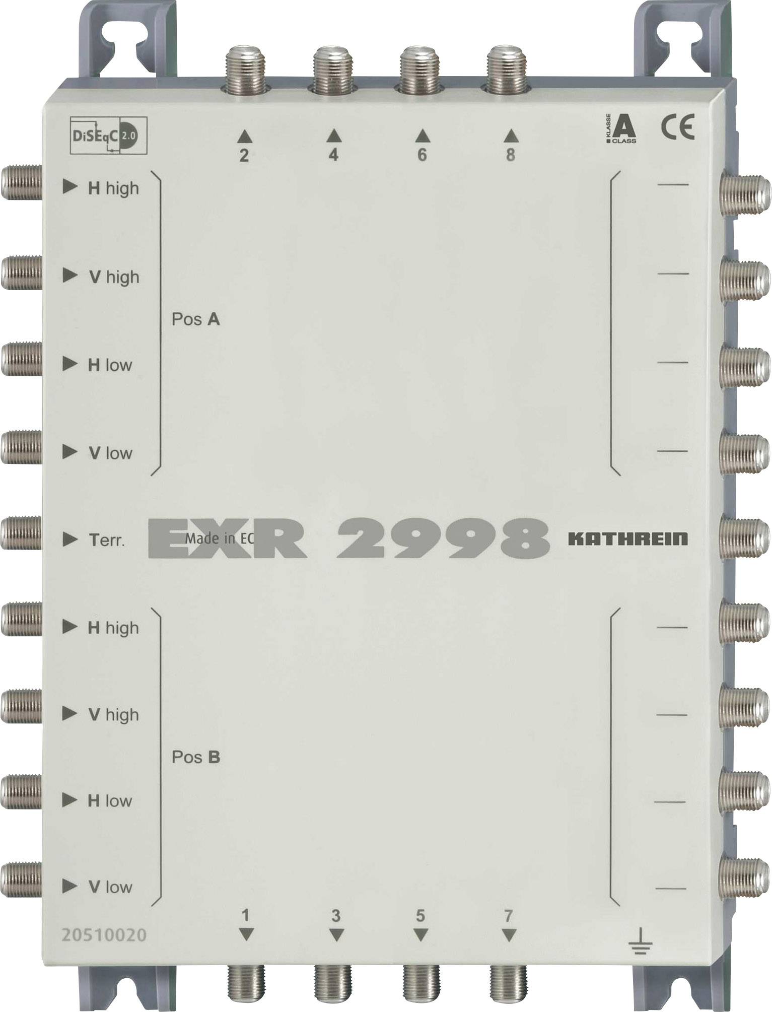 KATH Multischalter Durchgang EXR 2998 9 auf 8 KATH Multischalter Durchgang EXR 2998 9 auf 8 von KATHREIN Digital Systems GmbH