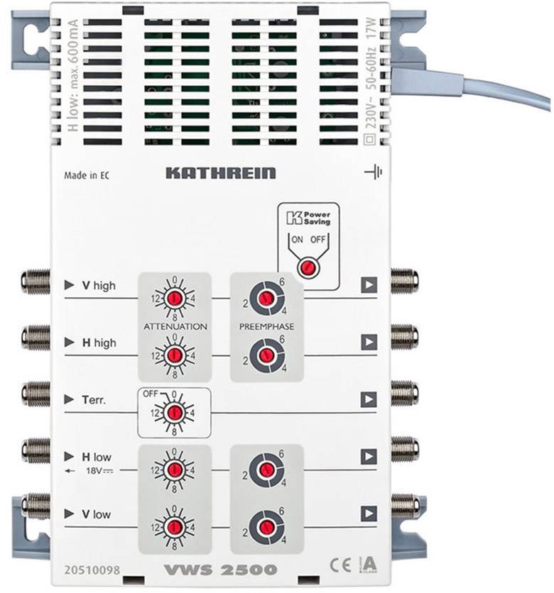 KATH Multischalter- VWS 2500 Verteilnetzverstärker,5 Verstärker KATH Multischalter- VWS 2500 Verteilnetzverstärker,5 Verstärker von KATHREIN Digital Systems GmbH