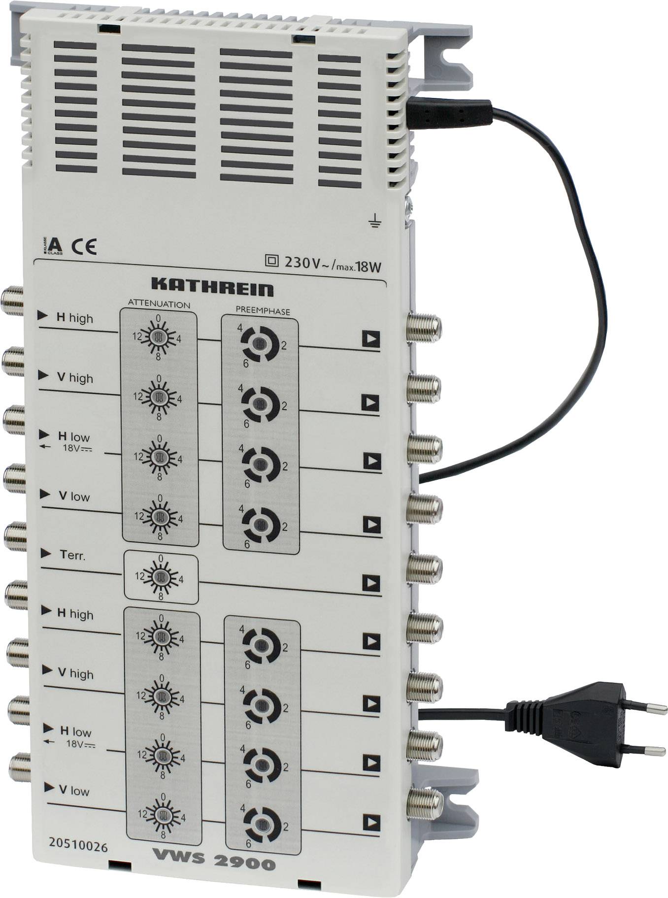 KATH Multischalter- VWS 2900 Verteilnetzverstärker KATH Multischalter- VWS 2900 Verteilnetzverstärker von KATHREIN Digital Systems GmbH