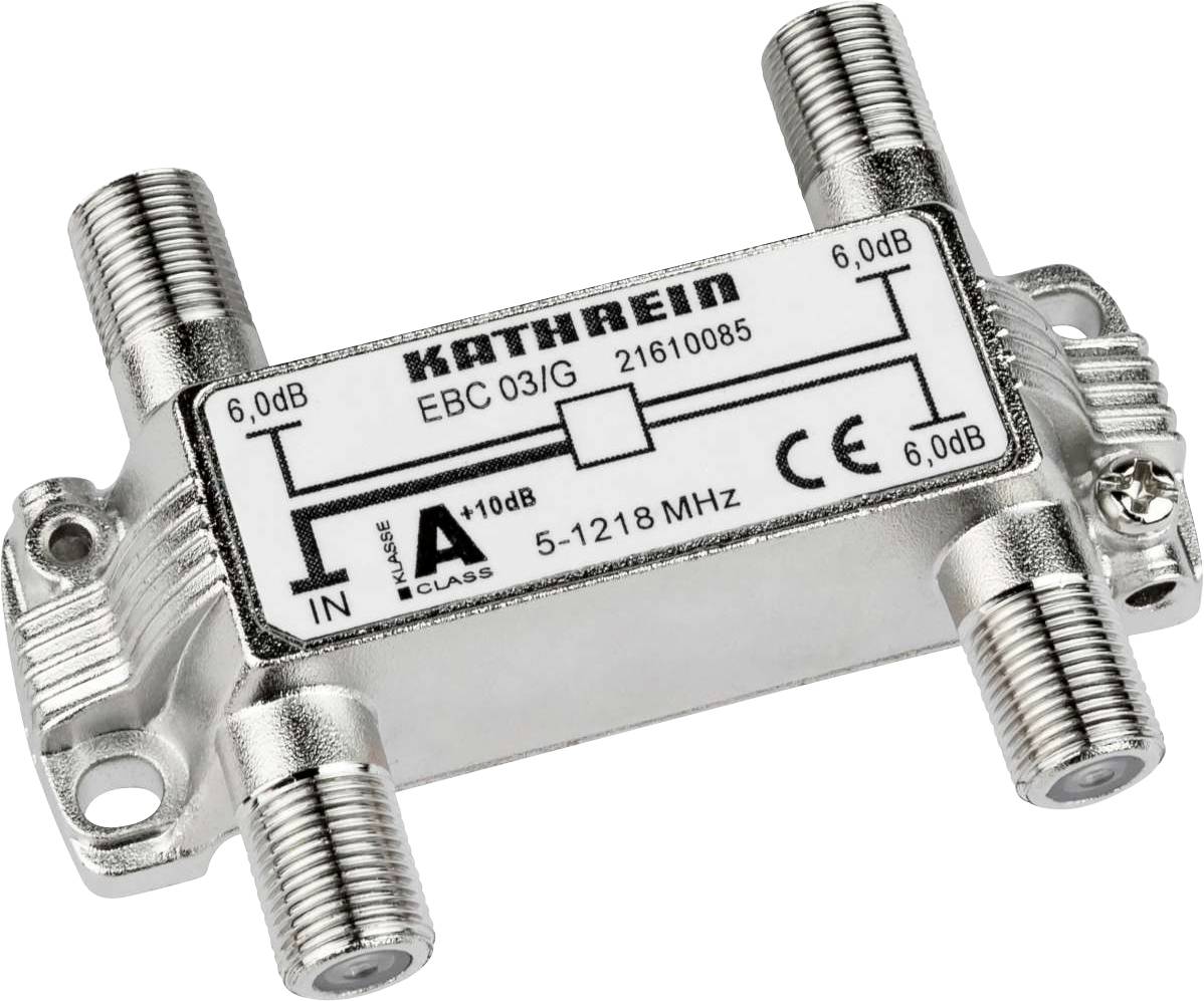 KATH Verteiler 3-fach EBC 03/G 6dB 5-1218MHz 21610085 KATH Verteiler 3-fach EBC 03/G 6dB 5-1218MHz 21610085 von KATHREIN Digital Systems GmbH