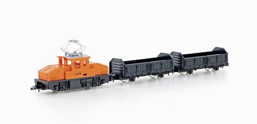 KATO by Lemke K105007 N Güterzug-Set E-Lok BR 169 mit 2 Güterwagen der DB Orange von KATO by Lemke