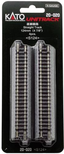 KATO 7078003 N Unitrack Gerades Gleis 124mm 4St. von KATO