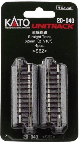 KATO 7078010 N Unitrack Gerades Gleis 62mm 4St. von KATO