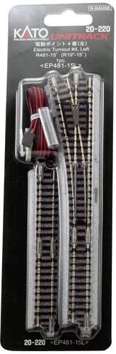 KATO 7078203 N Unitrack Weiche, elektrisch, links 124mm 15° 481mm 1St. von KATO