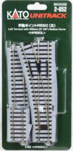 KATO H0 Unitrack 2-852 Weiche, links 215mm 1St. von KATO
