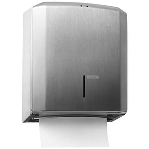 KATRIN Papierhandtuchspender 988366 silber Edelstahl von KATRIN