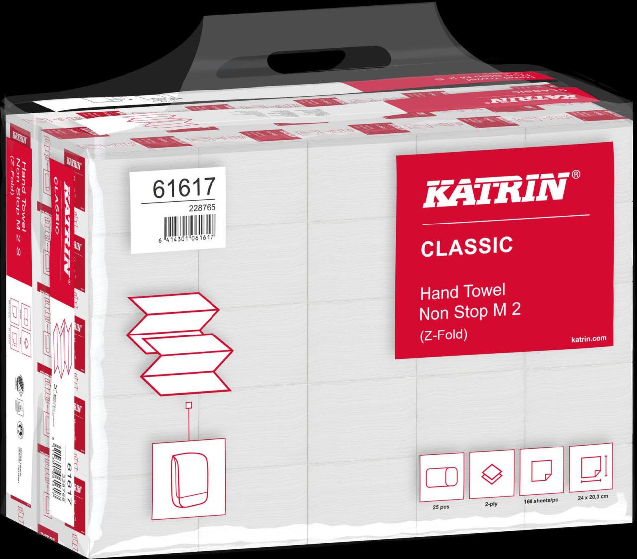 KATRIN Papierhandtücher CLASSIC Non Stop M2 2-lagig KATRIN Papierhandtücher CLASSIC Non Stop M2 2-lagig von KATRIN