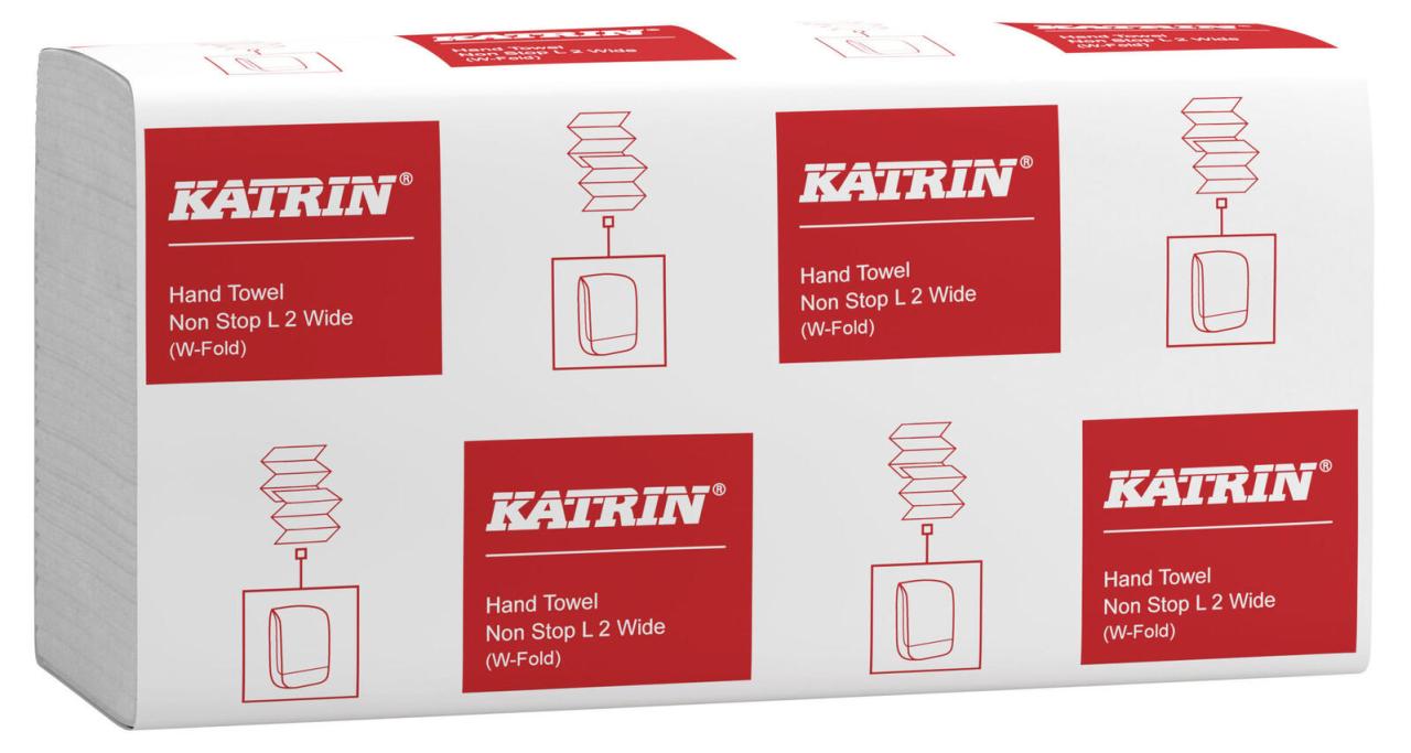 KATRIN Papierhandtücher Non Stop L2 2-lagig KATRIN Papierhandtücher Non Stop L2 2-lagig von KATRIN