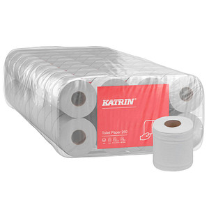 KATRIN Toilettenpapier 250 3-lagig Recyclingpapier, 72 Rollen von KATRIN