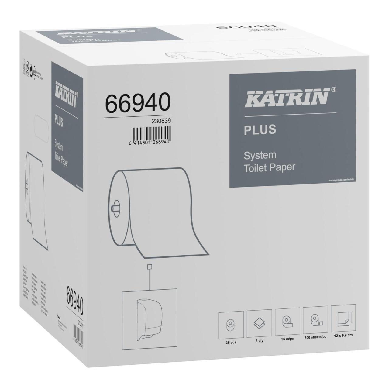 KATRIN Toilettenpapier Katrin Plus System ToiPa 36Ro. 2-lagig von KATRIN