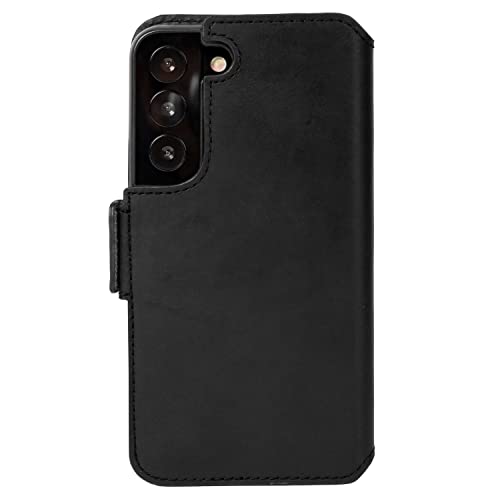 KAVAJ Tasche geeignet für Samsung Galaxy S22+ Phoenix Schwarz Leder Handyhülle |Handyhülle |Klapphülle von KAVAJ