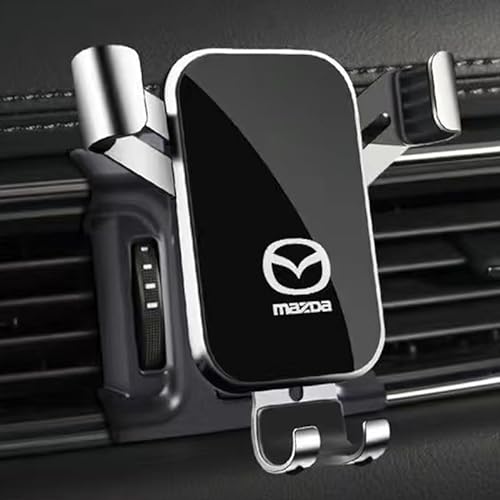 KAYEF Handyhalter für Auto für Mazda CX-5 2017-2023, KFZ Halterungen Rutschfestes Kratzfest 360° Drehbar Armaturenbrett Lüftung Smartphone Zubehör,B von KAYEF