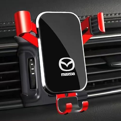 KAYEF Handyhalter für Auto für Mazda CX-5 2017-2023, KFZ Halterungen Rutschfestes Kratzfest 360° Drehbar Armaturenbrett Lüftung Smartphone Zubehör,C von KAYEF