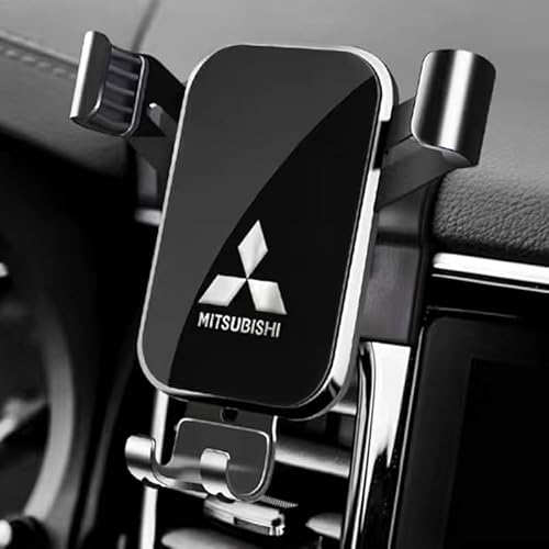 KAYEF Handyhalter für Auto für Mitsubishi Eclipse Cross, KFZ Halterungen Rutschfestes Kratzfest 360° Drehbar Armaturenbrett Lüftung Smartphone Zubehör,A von KAYEF